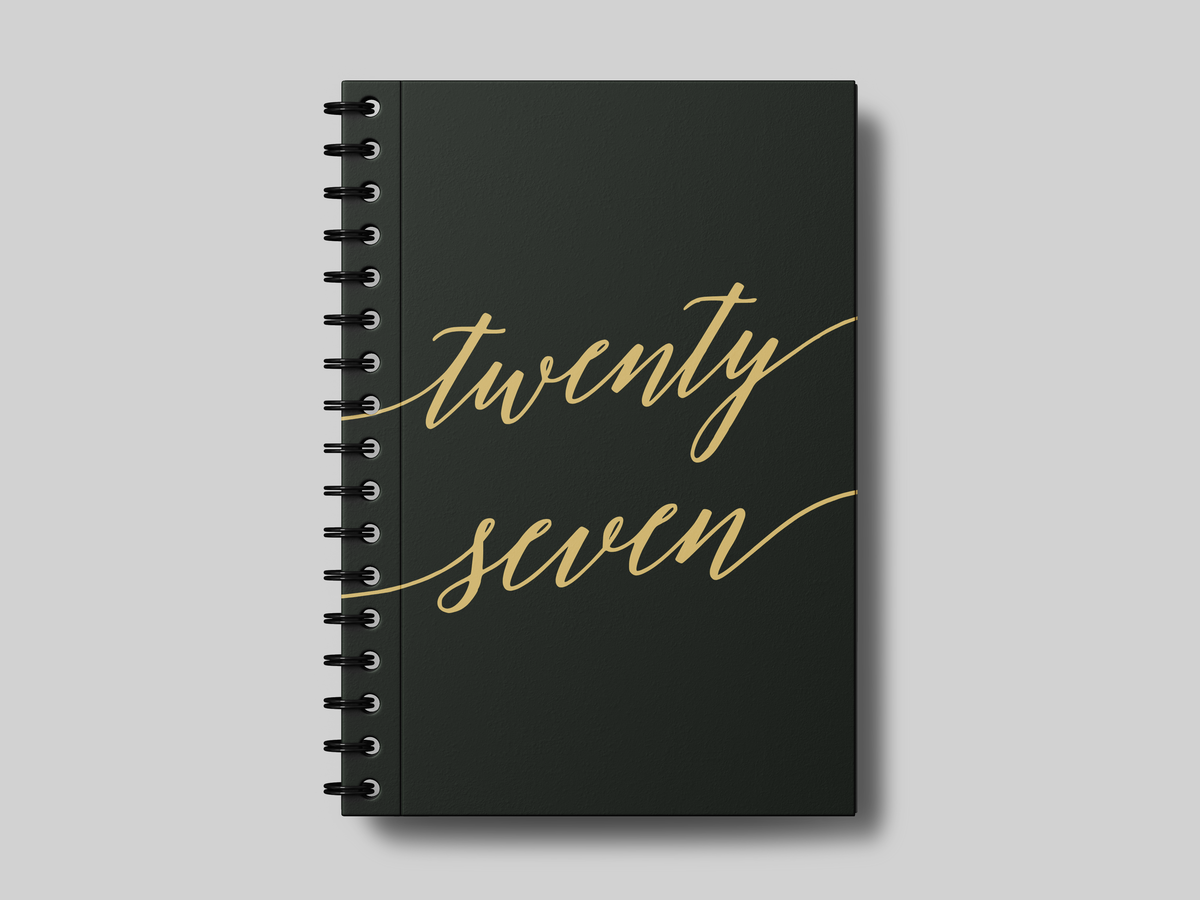 Minimal Twenty Seven Foil 2-  Planner | Agenda