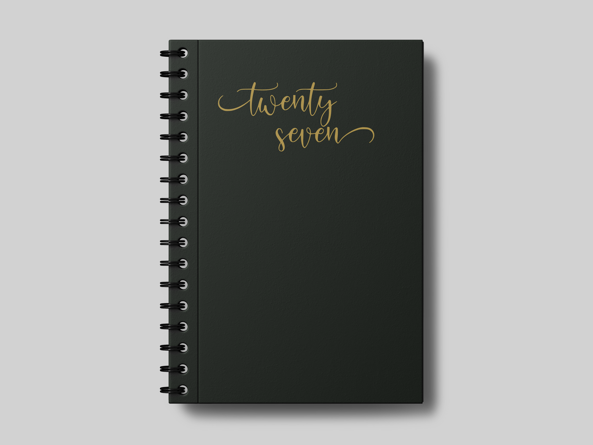 Minimal Twenty Seven Foil 3 -  Planner | Agenda
