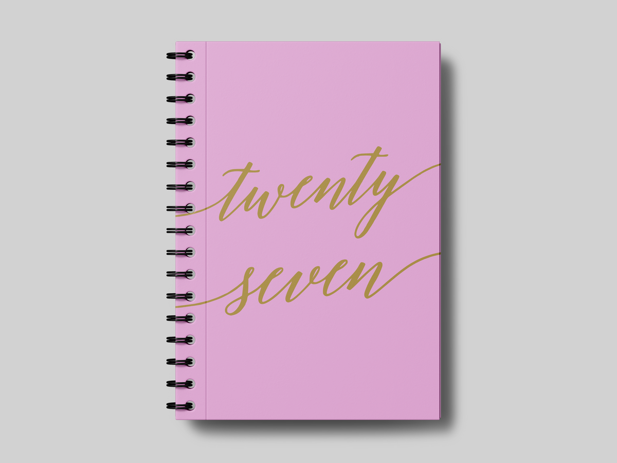 Minimal Twenty Seven Foil 2-  Planner | Agenda