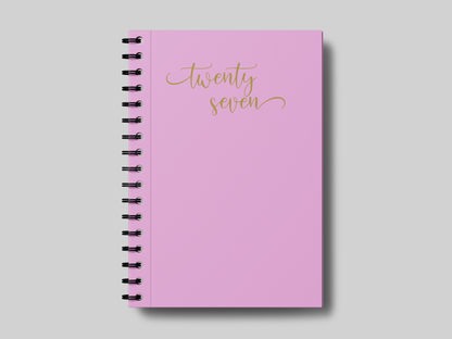Minimal Twenty Seven Foil 3 -  Planner | Agenda