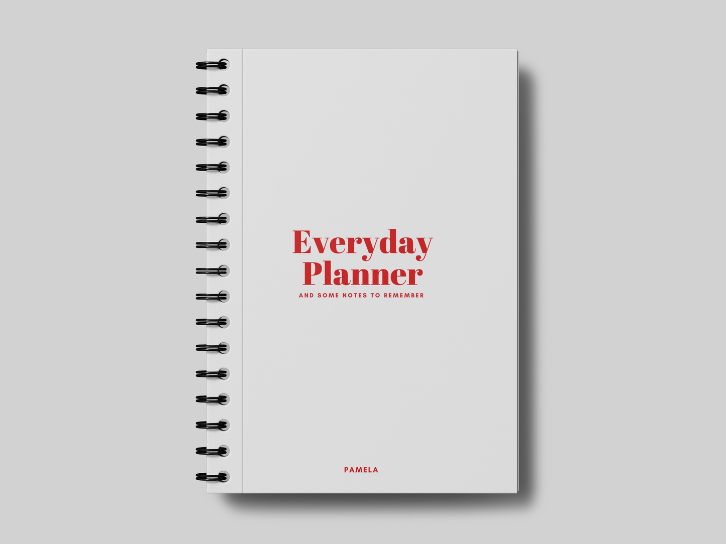 Minimal Everyday Planner